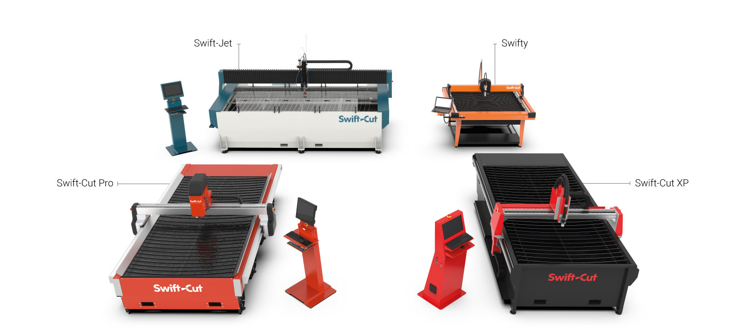 swift_cut_machine_range The Swift-Cut machine range - The Swift-Cut Pro, Swift-Cut XP, the Swifty and the Swift Jet