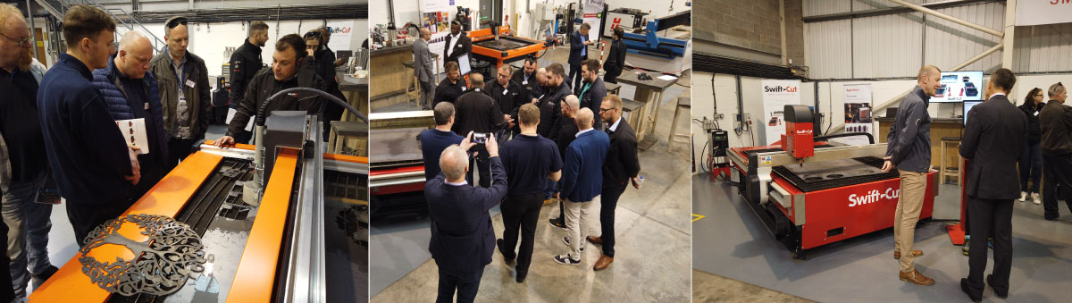 open-day-web Swift-Cut UK open day October 2019 with the Swift-Cut Pro CNC plasma cutting table