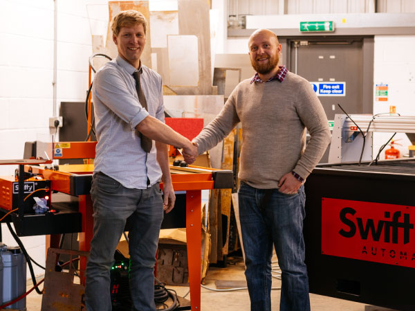 slide-Colin-Furze Colin Furze Swift-Cut Pro CNC plasma cutting table