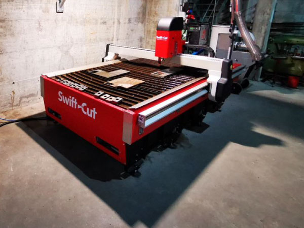 Zermatt Bergbahnen Swift-Cut Pro CNC plasma cutting table